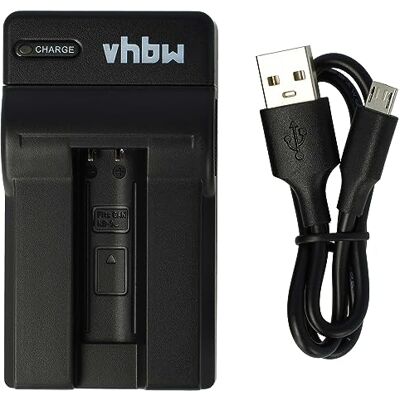 vhbw Cargador USB-C Compatible con Canon NB-9L cámara videocámara/batería + cable USB-C + LED vhbw Cargador USB-C Compatible con Canon NB-9L cámara videocámara/batería + cable USB-C + LED