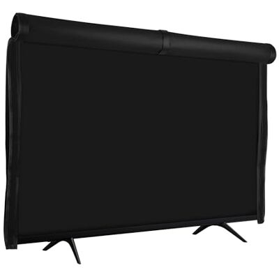 kwmobile Funda para TV de 55" TV Cubierta protectora antipolvo para parte delantera de televisión Forro enrollable para pantalla de televisor negro kwmobile Funda para TV de 55" TV Cubierta protectora antipolvo para parte delantera de televisión Forro enrollable para pantalla de televisor negro