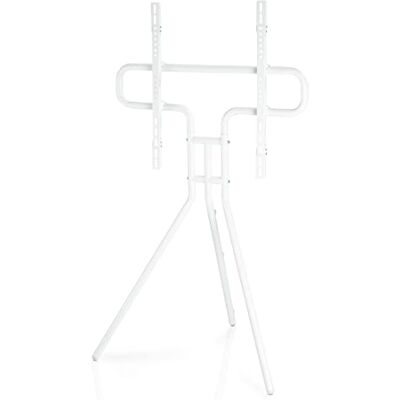 Hama , Soporte para TV con diseño de Caballete. Soporte Estable para televisión de 37 a 75 Pulgadas, Altura Regulable, TV Compatible con VESA, Blanco Hama , Soporte para TV con diseño de Caballete. Soporte Estable para televisión de 37 a 75 Pulgadas, Altura Regulable, TV Compatible con VESA, Blanco