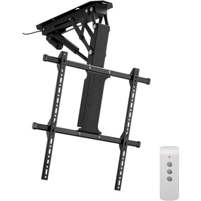 VEVOR Soporte para TV de Techo motorizado, Marco Soporte para TV Dimensiones de 813 a 1651 mm, Marco Porta televisión Plegable Ajustable con VESA máx. 60 x 60 cm, Carga máx. 40 kg VEVOR Soporte para TV de Techo motorizado, Marco Soporte para TV Dimensiones de 813 a 1651 mm, Marco Porta televisión Plegable Ajustable con VESA máx. 60 x 60 cm, Carga máx. 40 kg