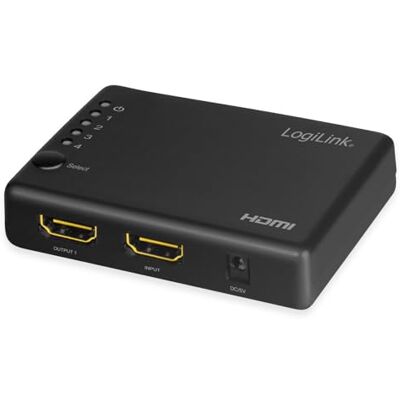 LogiLink Divisor HDMI (1x4 Puertos, 4K/30 Hz) LogiLink Divisor HDMI (1x4 Puertos, 4K/30 Hz)