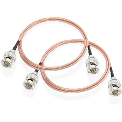 Superbat Cable de Video SDI 3G/HD 1m,2Pieza Cable BNC RG179 Macho a Macho Cable 75ohm de Extensión Coaxial para Cámara y Equipo de Video Convertidor Soporta 3G-SDI/HD-SDI/4K/8K. Superbat Cable de Video SDI 3G/HD 1m,2Pieza Cable BNC RG179 Macho a Macho Cable 75ohm de Extensión Coaxial para Cámara y Equipo de Video Convertidor Soporta 3G-SDI/HD-SDI/4K/8K.
