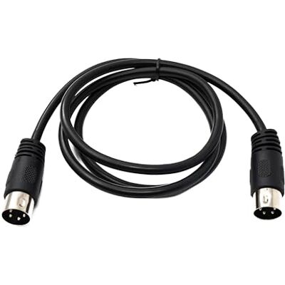 SYSTEM-S S-Video Cable de 100 cm DIN de 4 pines macho a macho, color negro SYSTEM-S S-Video Cable de 100 cm DIN de 4 pines macho a macho, color negro