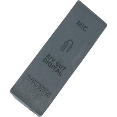 vhbw Cubierta de Contacto Compatible con Canon EOS 550D Kiss X4 para conexiones de PC, mandos a distancia, VIDEO OUT y DIGITAL caucho, negro vhbw Cubierta de Contacto Compatible con Canon EOS 550D Kiss X4 para conexiones de PC, mandos a distancia, VIDEO OUT y DIGITAL caucho, negro