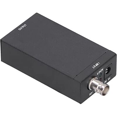 VBESTLIFE Convertidor SDI a HDMI, convertidor 3G SDI ~ HDMI portátil de Alta definición 1080P, Adaptador de Audio y Video HD, HD / 3G SDI/BNC, HDMI (1.3 CTS) / HDMI A(EU) VBESTLIFE Convertidor SDI a HDMI, convertidor 3G SDI ~ HDMI portátil de Alta definición 1080P, Adaptador de Audio y Video HD, HD / 3G SDI/BNC, HDMI (1.3 CTS) / HDMI A(EU)