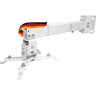 SCHWAIGER 9468 Soporte de techo para proyector soporte de pared para proyector soporte universal giratorio máx. 20 kg blanco SCHWAIGER 9468 Soporte de techo para proyector soporte de pared para proyector soporte universal giratorio máx. 20 kg blanco