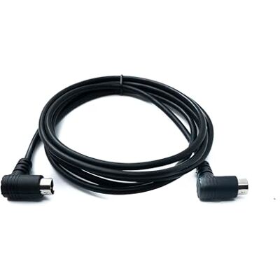 SYSTEM-S S-Video Cable de 50 cm Din de 4 pines macho a macho, doble ángulo SYSTEM-S S-Video Cable de 50 cm Din de 4 pines macho a macho, doble ángulo