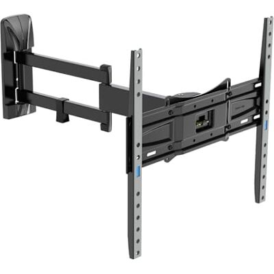 Meliconi Space System FULLMOTION 400, Soporte TV Pared Brazo Doble Rotación TV 40”-82”, VESA 200-300-400, Capacidad 30kg, Fischer Tacos, Made in Italy, Negro Meliconi Space System FULLMOTION 400, Soporte TV Pared Brazo Doble Rotación TV 40”-82”, VESA 200-300-400, Capacidad 30kg, Fischer Tacos, Made in Italy, Negro