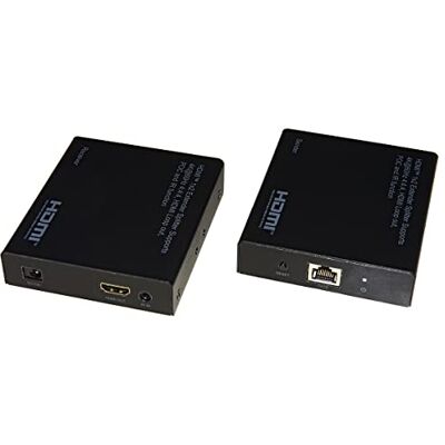LINK LKEXT31 Extensor Hdmi a través del Cable de Red Cat 6 hasta 60 Metros 4K60Hz con sensores IR, Negro LINK LKEXT31 Extensor Hdmi a través del Cable de Red Cat 6 hasta 60 Metros 4K60Hz con sensores IR, Negro