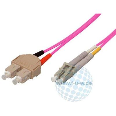 Tecline 39885615 Cable de Fibra óptica OM4 (50/125 µm, 15,0 m), Color Rosa Tecline 39885615 Cable de Fibra óptica OM4 (50/125 µm, 15,0 m), Color Rosa
