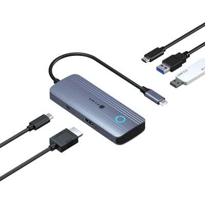 ICY BOX - IB-DK4081-SO - USB-C Estación de acoplamiento ICY BOX - IB-DK4081-SO - USB-C Estación de acoplamiento