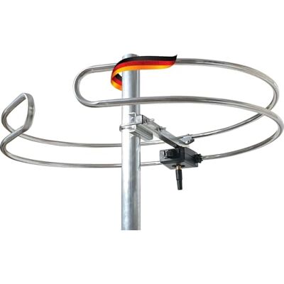 SCHWAIGER 20389 Antena Exterior Anillo dipolo Antena Radio recepción para Exterior FM dipolo Aluminio 87,5-108 MHz Plata 50cm SCHWAIGER 20389 Antena Exterior Anillo dipolo Antena Radio recepción para Exterior FM dipolo Aluminio 87,5-108 MHz Plata 50cm