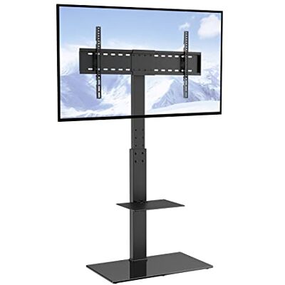 VEVOR Soporte de TV Portátil Soporte Giratorio para Televisor de 81,3-216 cm Altura Ajustable, Capacidad de Carga de 40 kg, Vesa Máxima 400 x 800 mm, para Sala de Estar, Hogar, Oficina, Aula VEVOR Soporte de TV Portátil Soporte Giratorio para Televisor de 81,3-216 cm Altura Ajustable, Capacidad de Carga de 40 kg, Vesa Máxima 400 x 800 mm, para Sala de Estar, Hogar, Oficina, Aula
