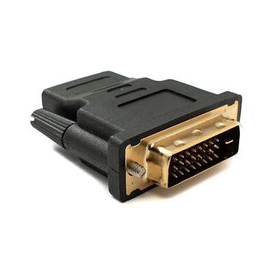 SYSTEM-S Adaptador DVI D 24 + 1 Macho a HDMI 1.4 Hembra estándar Chapado en Oro 2K 30 Hz Full HD 144 Hz Cable SYSTEM-S Adaptador DVI D 24 + 1 Macho a HDMI 1.4 Hembra estándar Chapado en Oro 2K 30 Hz Full HD 144 Hz Cable