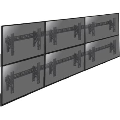 KIMEX Soporte TV Fijación en Pared para 6 Pantallas de 49-55 Pulgadas Carga máxima 70 kg 017-2123K KIMEX Soporte TV Fijación en Pared para 6 Pantallas de 49-55 Pulgadas Carga máxima 70 kg 017-2123K