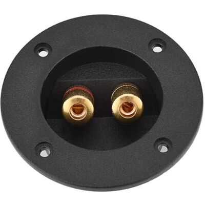 Zerone 48MM 2 componentes terminales AC¨²Sticos de la Caja del Conector de Cable del Terminal de Cobre de la vinculaci¨®n para el Altavoz de Alta fidelidad Zerone 48MM 2 componentes terminales AC¨²Sticos de la Caja del Conector de Cable del Terminal de Cobre de la vinculaci¨®n para el Altavoz de Alta fidelidad