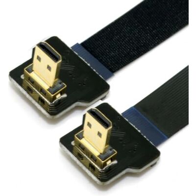 chenyang CY CYFPV FPV Micro HDMI macho a Micro HDMI FPC Cable plano 20 cm para FPV HDTV multicopter fotografía aérea 90 grados en ángulo chenyang CY CYFPV FPV Micro HDMI macho a Micro HDMI FPC Cable plano 20 cm para FPV HDTV multicopter fotografía aérea 90 grados en ángulo