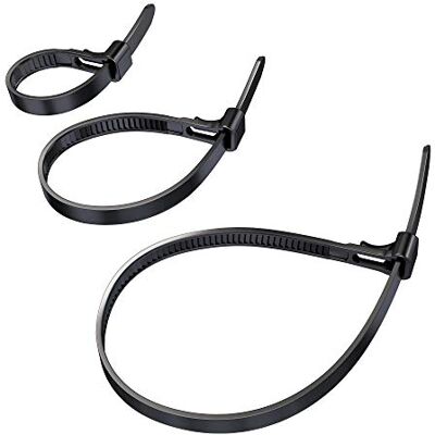 KABELDIREKT Bridas Reutilizables - Nylon Flexible - 3 Tamaños - 120 pcs KABELDIREKT Bridas Reutilizables - Nylon Flexible - 3 Tamaños - 120 pcs
