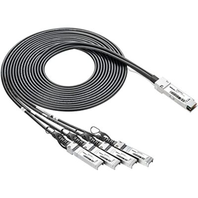 10Gtek para Cisco QSFP-4SFP10G-CU1M, 40Gb/s QSFP+ a 4X SFP+ Direct Attach Breakout Cable, Pasivo, 1-Metre(3.3ft) 10Gtek para Cisco QSFP-4SFP10G-CU1M, 40Gb/s QSFP+ a 4X SFP+ Direct Attach Breakout Cable, Pasivo, 1-Metre(3.3ft)