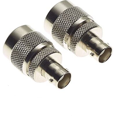 Keple Adaptador De Enchufe BNC A Enchufe Tipo N, Adaptador BNC Hembra A Macho Tipo N Acoplador Coaxial Para Antena, WiFi, Router, Radios, Conector Coaxial Macho Hembra Paquete De 2 Keple Adaptador De Enchufe BNC A Enchufe Tipo N, Adaptador BNC Hembra A Macho Tipo N Acoplador Coaxial Para Antena, WiFi, Router, Radios, Conector Coaxial Macho Hembra Paquete De 2