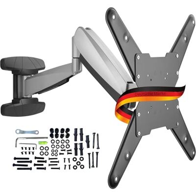 SCHWAIGER 9444 Soporte de Pared para TV 23-55 Pulgadas Soporte para TV inclinable, Giratorio máx. 30 kg máx. VESA estándar 400x400 Negro Incl. Accesorios de Montaje SCHWAIGER 9444 Soporte de Pared para TV 23-55 Pulgadas Soporte para TV inclinable, Giratorio máx. 30 kg máx. VESA estándar 400x400 Negro Incl. Accesorios de Montaje