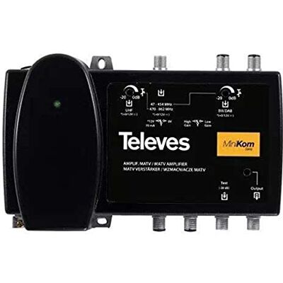 Televes AMP. MINIKOM 1E/1S "F" 47..454/470..862MHz Televes AMP. MINIKOM 1E/1S "F" 47..454/470..862MHz