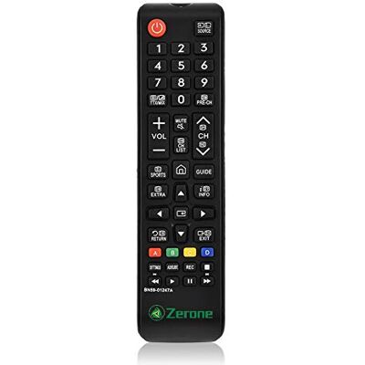 Zerone Control Remoto de TV Inteligente para BN59-01247A, Reemplazo de Control Remoto Universal para UE65KU6070 UE65KU6079 UE65KU6400 TV Zerone Control Remoto de TV Inteligente para BN59-01247A, Reemplazo de Control Remoto Universal para UE65KU6070 UE65KU6079 UE65KU6400 TV