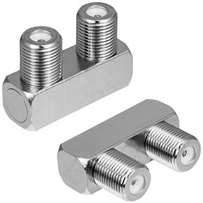 HB-DIGITAL Conector F doble hembra SAT conector F hembra U pieza antenas cable coaxial TV 4K HB-DIGITAL Conector F doble hembra SAT conector F hembra U pieza antenas cable coaxial TV 4K