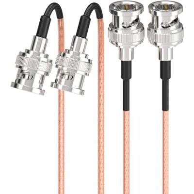 Superbat Cable de Video SDI 3G/HD 30cm,2Pieza Cable BNC RG179 Macho a Macho Cable 75ohm de Extensión Coaxial para Cámara y Equipo de Video Convertidor Soporta 3G-SDI/HD-SDI/4K/8K. Superbat Cable de Video SDI 3G/HD 30cm,2Pieza Cable BNC RG179 Macho a Macho Cable 75ohm de Extensión Coaxial para Cámara y Equipo de Video Convertidor Soporta 3G-SDI/HD-SDI/4K/8K.