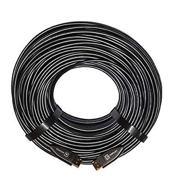 LINK LKCDP100F Cable AOC Fibra Óptica Híbrido Display Port 1.2 Contactos Dorados MT 100 Negro LINK LKCDP100F Cable AOC Fibra Óptica Híbrido Display Port 1.2 Contactos Dorados MT 100 Negro