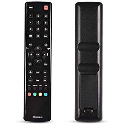 VBESTLIFE Control Remoto, Reemplazo de Control Remoto para RC3000E02 TV, Negro VBESTLIFE Control Remoto, Reemplazo de Control Remoto para RC3000E02 TV, Negro