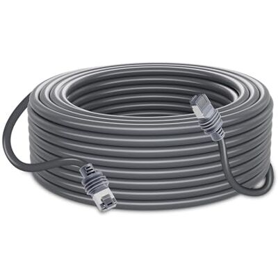 VEVOR Cable Starlink Gen 3, Núcleo de Cobre de 24 AWG Cable de Extensión 45,72 m para Generación Estándar 3, Compatible con Starlink Rectangular Satellite V3, Cableado Flexible para RV, Patio VEVOR Cable Starlink Gen 3, Núcleo de Cobre de 24 AWG Cable de Extensión 45,72 m para Generación Estándar 3, Compatible con Starlink Rectangular Satellite V3, Cableado Flexible para RV, Patio