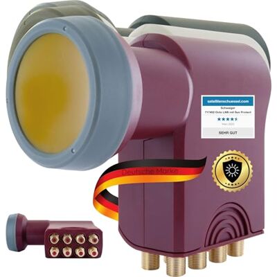 SCHWAIGER 717419 Octo LNB Low Noise Blockconverter Sun Protect Tapa LNB Digital Resistente al Calor Accesorios para Antenas parabólicas conexión Directa protección contra la Intemperie SCHWAIGER 717419 Octo LNB Low Noise Blockconverter Sun Protect Tapa LNB Digital Resistente al Calor Accesorios para Antenas parabólicas conexión Directa protección contra la Intemperie