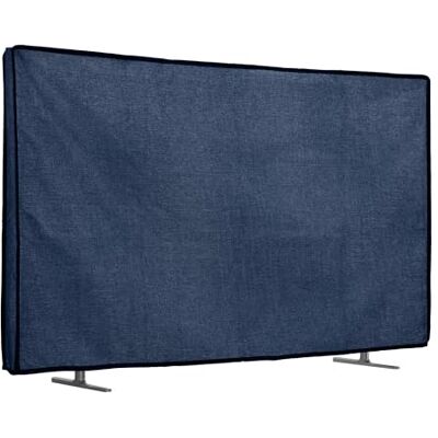 kwmobile Funda para Monitor 43" TV Protector Antipolvo y antihuellas de Lino para Pantalla de TV Gris Azulado kwmobile Funda para Monitor 43" TV Protector Antipolvo y antihuellas de Lino para Pantalla de TV Gris Azulado