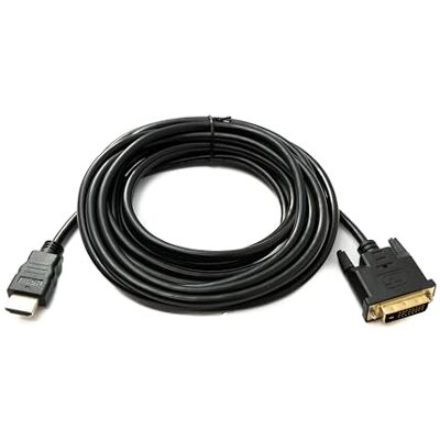 SYSTEM-S Cable DVI D 5m 24 + 1 macho a HDMI 1.4 macho estándar chapado en oro 2K 30Hz Full HD 144Hz SYSTEM-S Cable DVI D 5m 24 + 1 macho a HDMI 1.4 macho estándar chapado en oro 2K 30Hz Full HD 144Hz