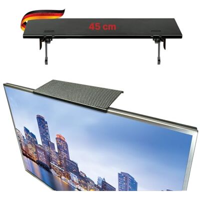 SCHWAIGER 661804 Estante para TV Soporte para Monitor Estante para Pantalla Estante para Multimedia Soporte para Topper de TV Soporte para Altavoz de TV Soporte para Receptor 18 Pulgadas SCHWAIGER 661804 Estante para TV Soporte para Monitor Estante para Pantalla Estante para Multimedia Soporte para Topper de TV Soporte para Altavoz de TV Soporte para Receptor 18 Pulgadas