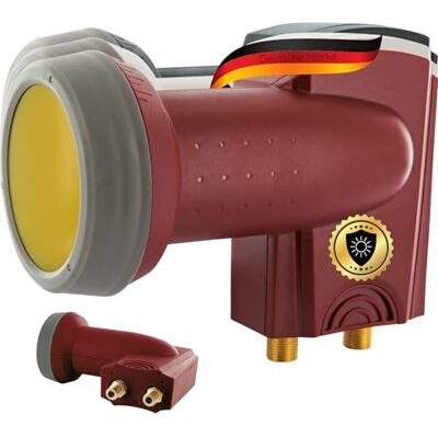 SCHWAIGER 357 Twin LNB Low Noise Blockconverter Sun Protect Tapa LNB Digital Resistente al Calor Accesorios para Antenas parabólicas protección contra la Intemperie contactos Dorados Rojo ladrillo SCHWAIGER 357 Twin LNB Low Noise Blockconverter Sun Protect Tapa LNB Digital Resistente al Calor Accesorios para Antenas parabólicas protección contra la Intemperie contactos Dorados Rojo ladrillo