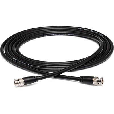 Hosa , Pro 75-ohm Coax, BNC to BNC, 3 ft Hosa , Pro 75-ohm Coax, BNC to BNC, 3 ft