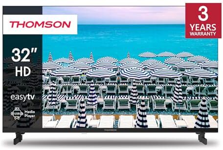 Thomson 32 Pulgadas (80 cm) Easy TV LED HD Televisor – 32HD2S13-2023