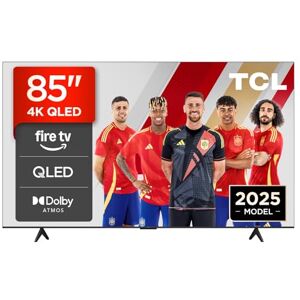 TCL 85T6C Televisor 85 Pulgadas QLED 4K, Smart TV con Fire TV, Dolby Vision y Atmos, HDR10+, Game Master, VRR y ALLM, Control por Voz Alexa TCL 85T6C Televisor 85 Pulgadas QLED 4K, Smart TV con Fire TV, Dolby Vision y Atmos, HDR10+, Game Master, VRR y ALLM, Control por Voz Alexa