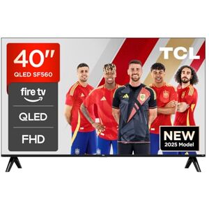 TCL 40SF560 Televisor 40 Pulgadas QLED Full HD, Smart TV con Fire TV, Control por Voz Alexa, HDR10, Dolby Audio, DTS Virtual:X, AirPlay 2, Sin Bisel TCL 40SF560 Televisor 40 Pulgadas QLED Full HD, Smart TV con Fire TV, Control por Voz Alexa, HDR10, Dolby Audio, DTS Virtual:X, AirPlay 2, Sin Bisel