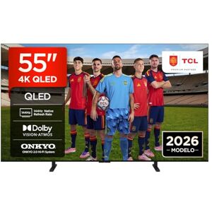 TCL 55A400 Televisor 55 Pulgadas QLED 4K Smart TV, 144Hz, Direct LED, Onkyo 2.0, Dolby Vision & Atmos, HDR10+, Manos Libres, Google TV, Apple AirPlay 2 TCL 55A400 Televisor 55 Pulgadas QLED 4K Smart TV, 144Hz, Direct LED, Onkyo 2.0, Dolby Vision & Atmos, HDR10+, Manos Libres, Google TV, Apple AirPlay 2