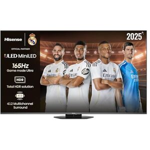 Hisense 75U8Q Mini LED Pro Smart TV 75 Pulgadas, Procesador Hi-View IA Pro, 4.1.2 Sonido multicanal, Modo Juego Ultra 165Hz, Antireflejos Pro, Full Array Local Dimming, Dolby Vision IQ, Dolby Atmos Hisense 75U8Q Mini LED Pro Smart TV 75 Pulgadas, Procesador Hi-View IA Pro, 4.1.2 Sonido multicanal, Modo Juego Ultra 165Hz, Antireflejos Pro, Full Array Local Dimming, Dolby Vision IQ, Dolby Atmos
