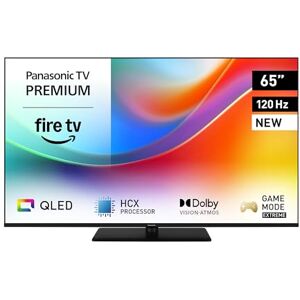 Panasonic Premium TV-65W85BEZC, Serie W85B, 65 Pulgadas, Smart TV 4K Ultra HD QLED, 120 Hz, Fire TV, Dolby Vision y Atmos, Modo Juego Extremo, Compatible con Alexa, Apple, Bluetooth, Negro Panasonic Premium TV-65W85BEZC, Serie W85B, 65 Pulgadas, Smart TV 4K Ultra HD QLED, 120 Hz, Fire TV, Dolby Vision y Atmos, Modo Juego Extremo, Compatible con Alexa, Apple, Bluetooth, Negro