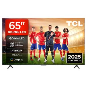 TCL 65Q6C Televisor 65 Pulgadas QD-Mini LED 4K Smart TV, 1000 nits, 144Hz Motion Clarity Pro, Onkyo 2.1, Game Master, FreeSync, Google TV, Dolby Vision IQ y Atmos TCL 65Q6C Televisor 65 Pulgadas QD-Mini LED 4K Smart TV, 1000 nits, 144Hz Motion Clarity Pro, Onkyo 2.1, Game Master, FreeSync, Google TV, Dolby Vision IQ y Atmos