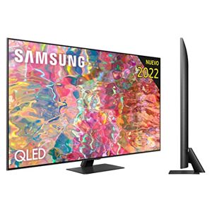 Samsung TV QLED 4K 2022 65Q80B - Smart TV de 65" con Resolución 4K, Direct Full Array, Quantum HDR 1500, 60W Dolby Atmos, Procesador QLED 4K y Motion Xcelerator Turbo+.