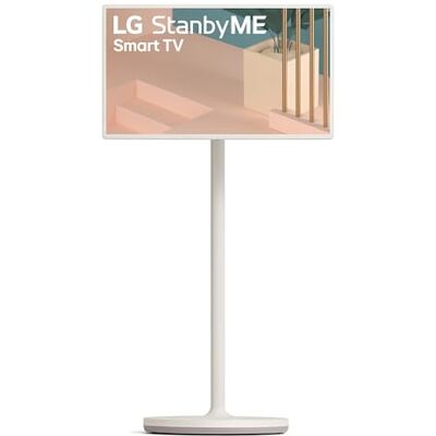 LG 27ART10AKPL Smart Monitor, StanbyMe, Portátil (Monitor/Smart TV), 27″, 1920×1080, FHD, LED (16:9), webOS6.0, Brillo Ajustable, Mando Incluido, Beige LG 27ART10AKPL Smart Monitor, StanbyMe, Portátil (Monitor/Smart TV), 27″, 1920×1080, FHD, LED (16:9), webOS6.0, Brillo Ajustable, Mando Incluido, Beige