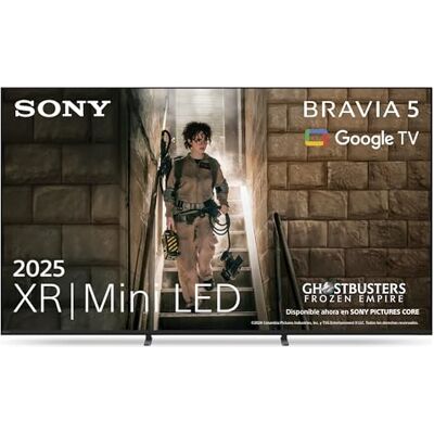 Sony BRAVIA 5, Mini LED 98 Pulgadas, Procesador XR con IA, Acoustic Multi-Audio, Dolby Vision/Atmos, IMAX Enhanced, Google TV 2025, Apple TV, Eco Dashboard 2, Smart TV, K98XR55, 98", Bravia 5 Sony BRAVIA 5, Mini LED 98 Pulgadas, Procesador XR con IA, Acoustic Multi-Audio, Dolby Vision/Atmos, IMAX Enhanced, Google TV 2025, Apple TV, Eco Dashboard 2, Smart TV, K98XR55, 98", Bravia 5