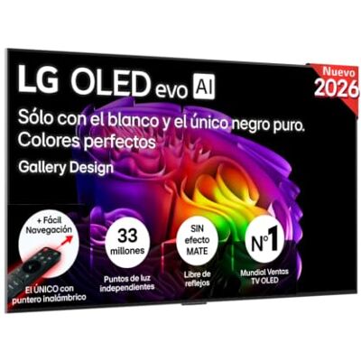 LG OLED55G64LW Smart TV OLED EVO AI 55" 4K Sin Reflejos, 2026 LG OLED55G64LW Smart TV OLED EVO AI 55" 4K Sin Reflejos, 2026