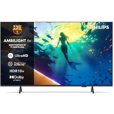 Philips Ambilight 55PUS8010 4K LED Smart TV Pantalla de 55 Pulgadas con Plataforma Titan OS, Pixel Precise Ultra HD y Sonido Dolby Atmos Funciona con Alexa y con el Asistente de Voz de Google Philips Ambilight 55PUS8010 4K LED Smart TV Pantalla de 55 Pulgadas con Plataforma Titan OS, Pixel Precise Ultra HD y Sonido Dolby Atmos Funciona con Alexa y con el Asistente de Voz de Google